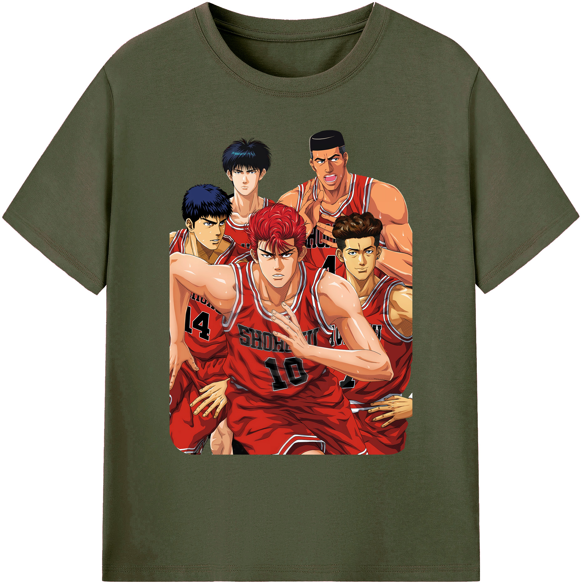 （画像用） SLAM DUNK／スラムダンク 綿100％ メンズ半袖Tシャツ｜肌触りやわらか＆通気性